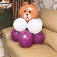 可爱卡通卡通熊卡通兔卡通鸭气球儿童生日派对装饰装扮气球十元（客户）