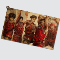 灌篮高手海报 樱木花道流川枫复古贴画墙面装饰海报 咖啡馆酒吧装饰画卧室客厅装饰画 NB2858 50*30（客户）