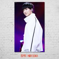 TFBOYS王俊凯单人海报TF家族墙纸个人明信片卡贴明星写真集 粉丝海报送双面胶10元商品免邮 NB13361 50*3