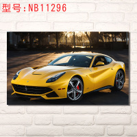 汽车跑车越野车装饰画 4S店跑车俱乐部挂画卧室书房壁画豪车海报卧室装饰画床头画（客户）