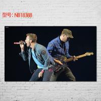 贴贴福 Coldplay Viva LaVida摇滚酷玩乐队欧美英伦明星经典画酒吧装饰画送双面胶十元 NB18388 5