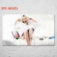 贴贴福 TARA海报朴智妍孝敏全宝蓝韩国明星女团T-ARA 墙纸壁画写真集同款送双面胶十元 NB18751 50*3