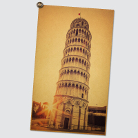 贴贴福 世界著名建筑物 经典怀旧 欧美风情装饰海报 装饰海报画卧室床头装饰画玄关装饰（客户）