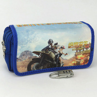 绝地求生笔袋男生铅笔袋文具盒牛津布大容量笔袋文具袋送笔小学生送同学朋友（客户）