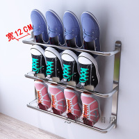 2019家居用品 浴室拖鞋架卫生间置物架墙壁挂式免打孔放鞋子不锈钢收纳鞋架（客户）