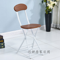 折叠椅子家用餐椅凳子靠背椅培训椅学生宿舍椅简约电脑椅折叠圆凳（客户）