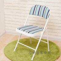 简易凳子靠背椅家用折叠椅子便携办公椅会议椅电脑椅座椅宿舍椅子公司培训室职员凳子 前台收银椅子（客户）