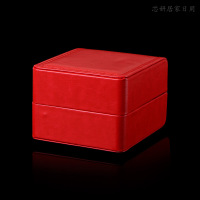 pu皮饰品首饰展示盒礼品盒家用单个手表盒子手表收纳包装盒生活日用创意家居（客户）