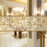 办公室玻璃隔断防撞条推拉贴咖啡厅餐厅商场玻璃窗户贴纸家用移玻璃腰线贴 磨砂贴YX01 12x120cm（客户）