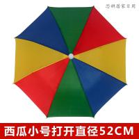 2019夏季头戴伞帽子伞儿童成人折叠防晒晴雨伞 太阳伞 钓鱼伞 旅游伞 玩具雨伞 斗笠伞垂钓遮阳伞（客户）