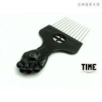 油头梳子黑人烫挑梳口袋梳男士飞机头背头纹理梳barbershop梳子（客户）