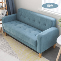 北欧风 小户型布艺沙 简易三人单人双人情侣现代简约服装店卧室出租房咖啡店餐厅经济型沙（客户）
