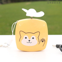 2019新款 USB充电小风扇 带挂绳 随身携带手持户外儿童卡通玩具迷你风扇 六一节夏季活动（客户）