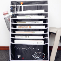 多功能升级款课桌中小学生书本挂袋书立架高中生书本收纳袋挂书袋教室课桌书桌水杯文具整理袋（客户）