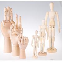 12英寸漫画木头人偶 40cm木头人 美术素描工具人体模型/ 木偶人 关节人 木人 木手（客户）