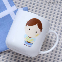 一家三口四口之家刷牙杯儿童漱口杯亲子爸爸妈妈儿子女儿家庭装陶瓷牙刷杯套装牙缸杯情侣（客户）