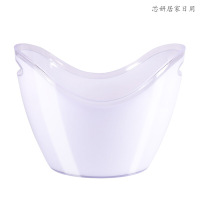 塑料透明元宝冰桶 香槟红酒桶 冰粒桶 啤酒大冰酒桶冰粒桶 酒吧KTV 商用 洋酒桶（客户）