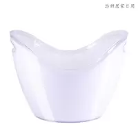 塑料透明元宝冰桶 香槟红酒桶 冰粒桶 啤酒大冰酒桶冰粒桶 酒吧KTV 商用 洋酒桶（客户）