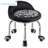 小凳子家用带轮懒人圆凳沙矮凳加厚皮凳时尚换鞋板凳快递分拣凳（客户）