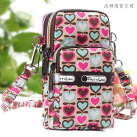 女士斜挎手机包女跑步运动单肩手腕包零钱包大屏挂脖手机包迷你小包竖（客户）