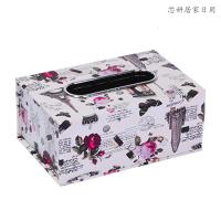 创意简约抽纸纸巾盒客厅茶几皮革收纳餐巾纸盒车用纸抽筒 饭店餐厅会所包间抽纸盒（客户）