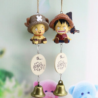 多款 日式龙猫叮当猫小人四不小和尚公仔卡通风铃装饰可爱店铺房间窗户阳台铃铛挂件送女生同学生日（客户）