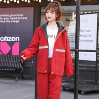 2件套 雨衣电动车单人加厚反光条男款女款成人情侣户外雨衣雨裤分体套装双层送外卖快递员雨衣（客户）