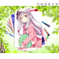 动漫海报墙纸贴纸壁大少女三玖火影东京萌日系二次元周边学生宿舍你的名字初音未来魔道祖师寝室贴画壁纸（客户）