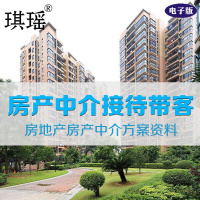 房产中介连锁店 客户接待带客带看资料 88种带客情景地产策划推广自学教程资料电子版