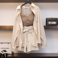 茜靓,CHYLLIRN两件套大码女春装2020年新款流行女装胖mm洋气减龄显瘦装夏季