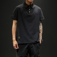 茜靓,CHYLLIRN夏男士短袖T恤纯棉翻领保罗polo衫男装半袖体恤大码有领宽松丅恤
