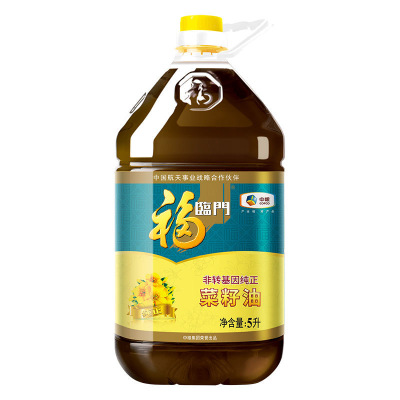 福临门纯正菜籽油5L (新老包装随机发货)