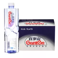 百岁山天然矿泉水1L*15瓶 整箱装 饮用水大瓶家用 含偏硅酸天然健康