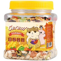 小宠物营养果蔬麦片 仓鼠兔子豚鼠龙猫零食400ml