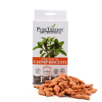 天然猫薄荷饼干 小鱼饼干挑嘴猫用零食 100g 三文鱼口味