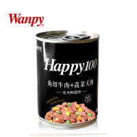 狗罐头泰迪金毛角切牛肉鸡肉狗湿粮罐头狗零食375g 角切牛肉+蔬菜 12罐