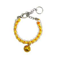 松鼠仓鼠豚鼠鼠牵引绳链子绳子可调节项圈小铃铛项链 小铃铛项链