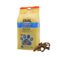 进口新西兰宠物狗狗风干冻干零食磨牙耐咬天然薄切嫩牛肉片鹿耳朵牛筋圈鱈魚皮羊肉 小牛肋骨500g