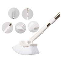 鱼缸清洁刷可伸缩长柄工具刷水族箱玻璃清洁刷子清洗鱼缸玻璃刷子 伸缩长:74~110cm