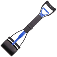 加大加长宠物狗狗拾便器夹便器捡便器粪便夹夹铲屎清洁用品 猫宠物外出用品 加长60CM款