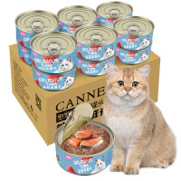 猫罐头猫湿粮幼猫成猫猫咪零食 170g*12罐装金枪鱼