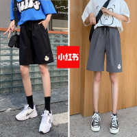 实拍运动短裤休闲女健身速干跑步冰丝篮球裤夏季沙滩宽松球裤五分