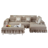 西瓜藤 布艺沙发垫套装欧式沙发套坐垫组合实木全包沙发罩巾四季通用沙发垫