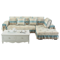 西瓜藤 四季防滑布艺沙发垫坐垫套罩欧式组合沙发套全包萬能沙发巾简约