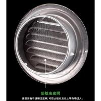 闪电客厨房油烟机浴室排风口烟管排风管罩子不锈钢风帽浴霸排气扇防雨帽 不锈钢罩直径12CM款+免钉胶1支