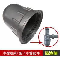 闪电客厨房水洗碗盆水池菜盆单双隔下水管配件隔渣塑料碗