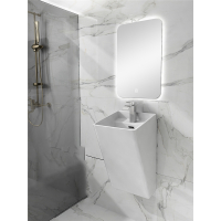 小户型洗手盆陶瓷挂墙式洗脸盆迷你闪电客窄洗脸池家用阳台一体壁挂面盆