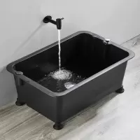 花勋拖把池阳台洗拖布地盆落地卫生间家用加厚塑料墩布池大号移动水池