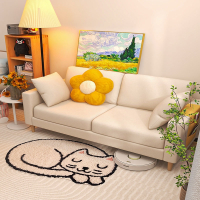 藤印象双人出租房沙发北欧简约现代布艺小户型客厅卧室公寓网红风小沙发