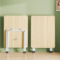 藤印象小桌子可折叠桌餐桌家用出租屋简易吃饭桌户外便携式长方形摆摊桌